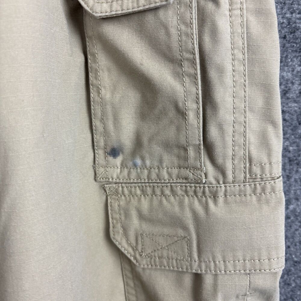 5.11 Tactical Cargo Pants Mens size 36 Beige Workpants Outdoors Flawed - Picture 8 of 14